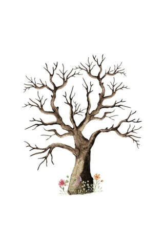 Affisch för fingeravtryck med namn och datum 4